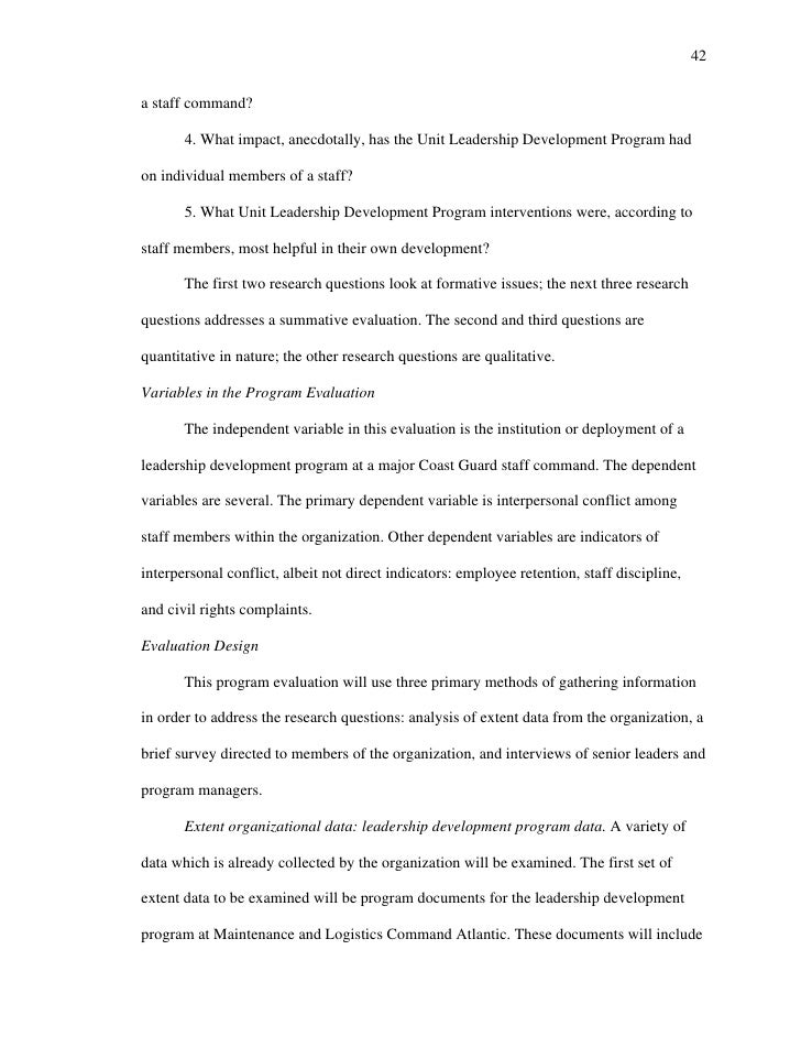 dissertation on leadership development